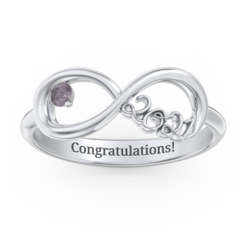 2021 Infinity Ring with Birthstone