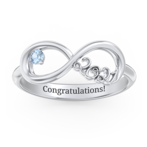 2021 Infinity Ring with Birthstone