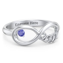 2022 Infinity Ring with Birthstone