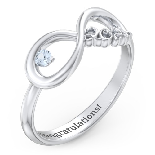 2022 Infinity Ring with Birthstone