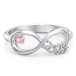 2023 Infinity Ring with Birthstone