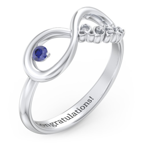 2023 Infinity Ring with Birthstone