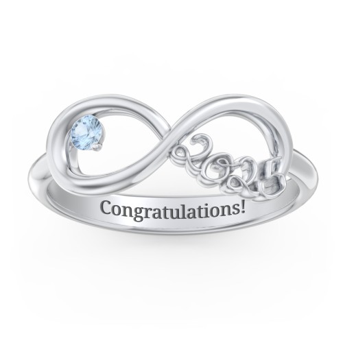2025 Infinity Ring with Birthstone