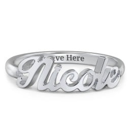 Personalised Name Ring