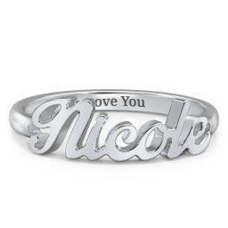 Personalised Name Ring