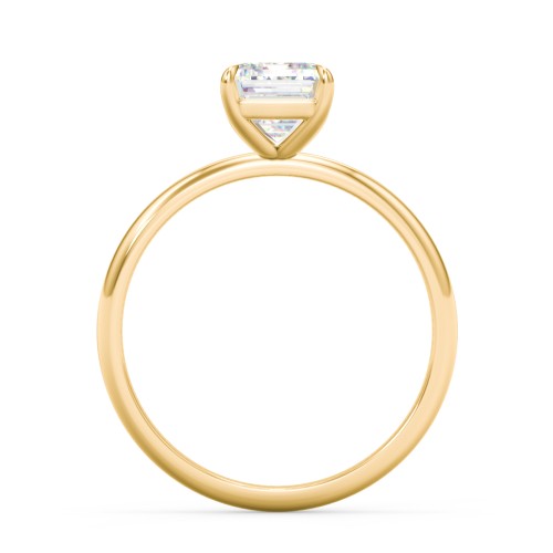 2 ct. (8x6mm) Emerald-Cut Solitaire Moissanite Engagement Ring