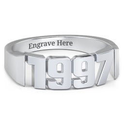 Personalised Year Ring