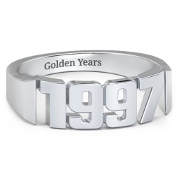 Personalised Year Ring