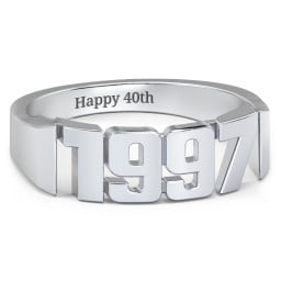 Personalised Year Ring