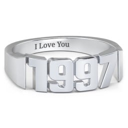 Personalised Year Ring