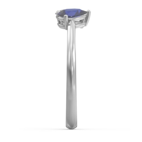 Toi et Moi Oval and Pear Gemstone Ring
