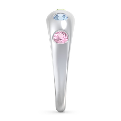 Round Stone Dome Ring