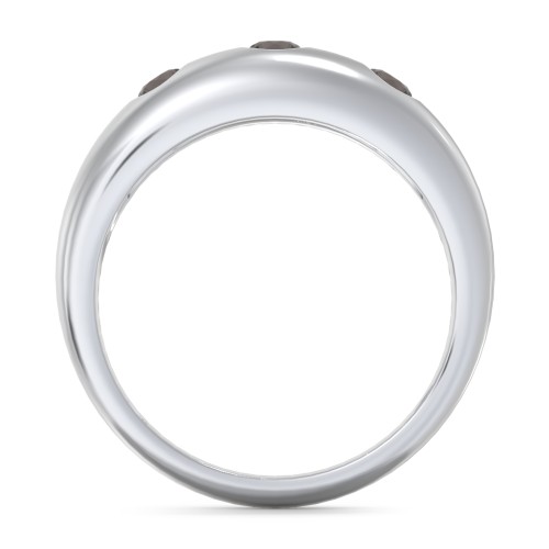 Round Stone Dome Ring