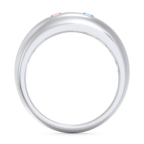 Round Stone Dome Ring