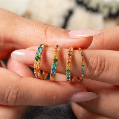Rainbow Stackable Ring - 2.5mm