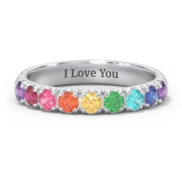 Rainbow Stackable Ring - 3mm