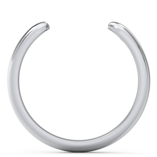 Classic Open Cuff Ring – Sterling Silver