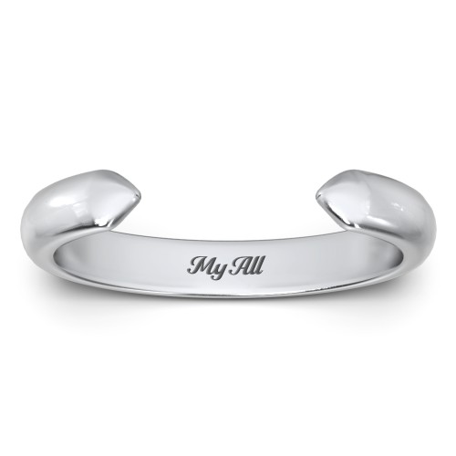 Classic Open Cuff Ring – Sterling Silver