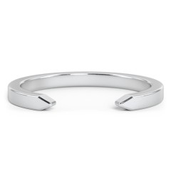 Narrow Essential Open Cuff Band Ring - Medium Gap – 18K Gold Plated Silver