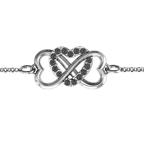 Triple Heart Infinity Bracelet