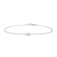 Lightning Bolt Bracelet – Sterling Silver