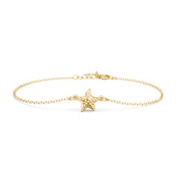 Starfish Bracelet in 18K Gold Plated Silver