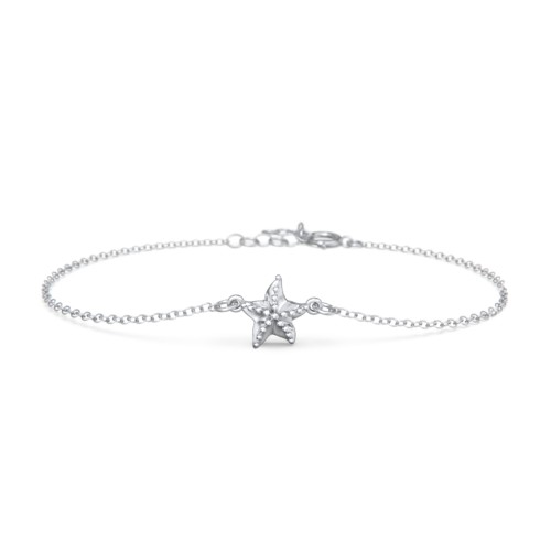 Starfish Bracelet – Sterling Silver