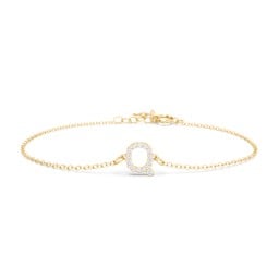 Pavé Initial Bracelet - Q