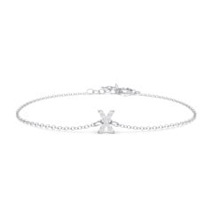 Pavé Initial Bracelet - X