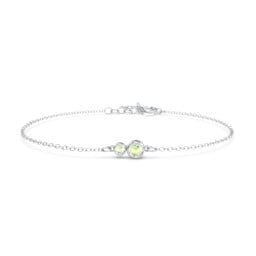 Generations 2-Stone Bezel Set Mother's Bracelet