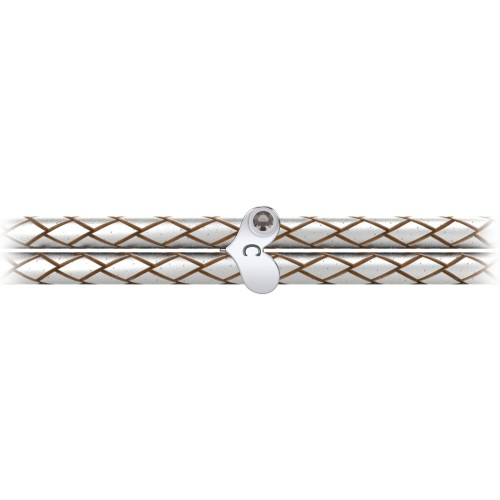 Engravable Sterling Silver Gemstone Heart Leather Bracelet – Sterling Silver with Smokey Quartz
