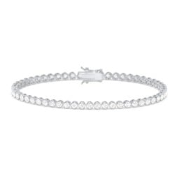Round Cubic Zirconia Tennis Bracelet