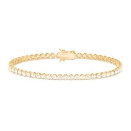 Round Cubic Zirconia Tennis Bracelet