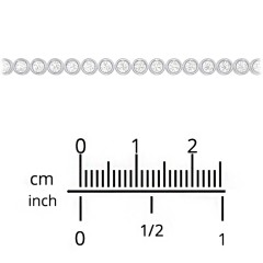 Round Cubic Zirconia Tennis Bracelet