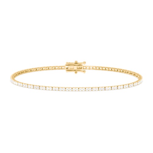 Lab Grown Diamond Tennis Bracelet (1 ct. tw.) – 9kt Yellow Gold