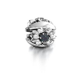 Coming up Daisies Bracelet Charm in 925 Sterling Silver