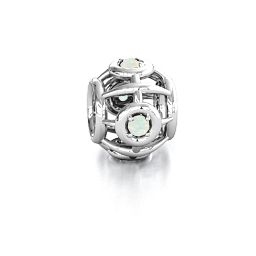 Portal Escapes Bracelet Charm in 925 Sterling Silver with Opal