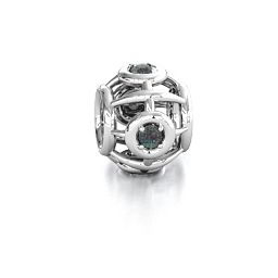 Portal Escapes Bracelet Charm in 925 Sterling Silver with Alexandrite