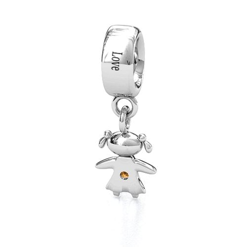 Happy Girl Bracelet Charm