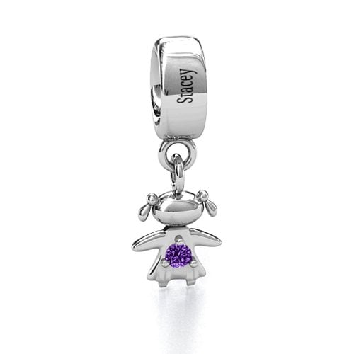 Happy Girl Bracelet Charm