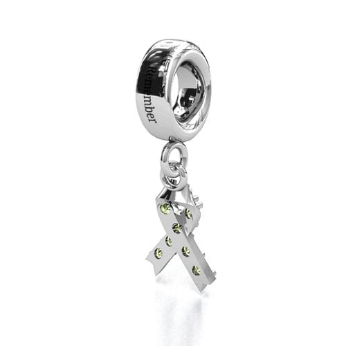 Awareness Ribbon Bracelet Charm