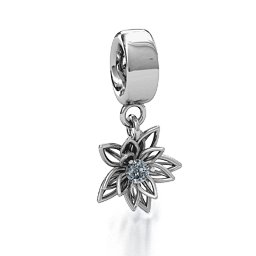 Lotus in Full Bloom Bracelet Charm
