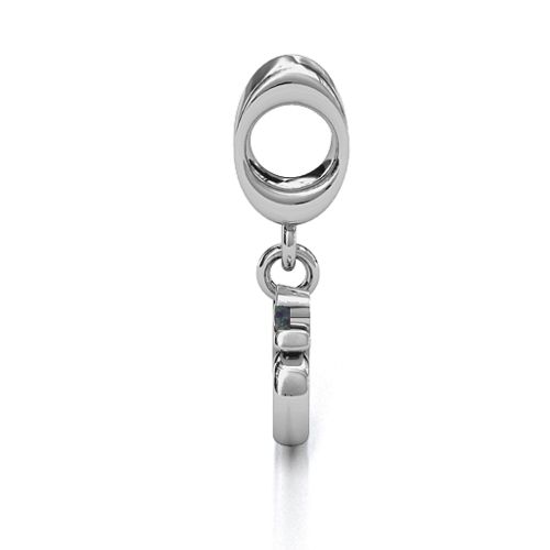 Sound of Universe - Om Bracelet Charm – Sterling Silver with Alexandrite