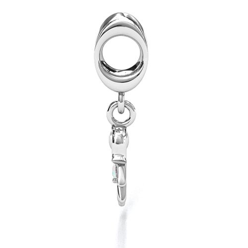 Perfect Woman Bracelet Charm – Sterling Silver with Opal