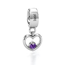 Heart Nest Bracelet Charm