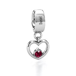 Heart Nest Bracelet Charm