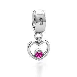 Heart Nest Bracelet Charm