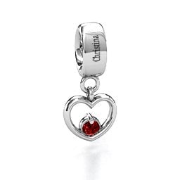 Heart Nest Bracelet Charm