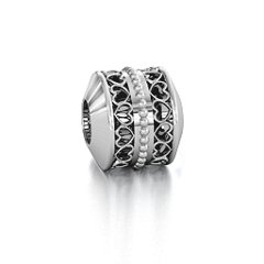 Hearts Aligned Bracelet Charm