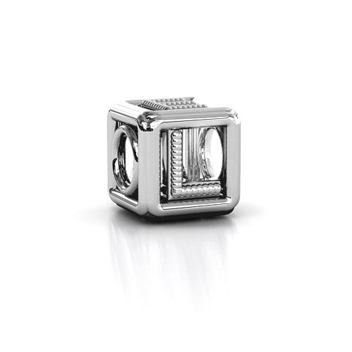 Love Cube Bracelet Charm – Sterling Silver